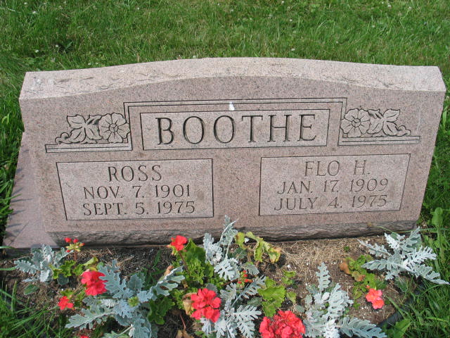 Ross and Flo H. Boothe