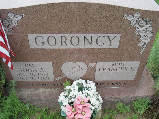 John A. and Frances D. Goroncy