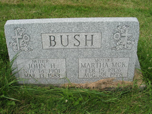 John and Martha Bush