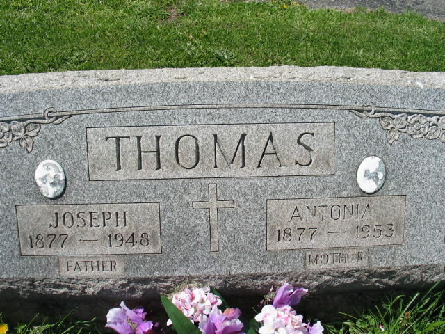 Joseph and Antonia Thomas