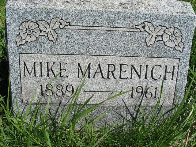 Mike Marenich tombstone