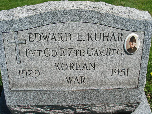 Edward L. Kuhar tombstone