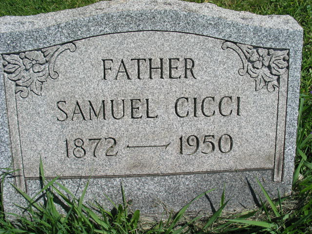 Samuel Cicci tombstone