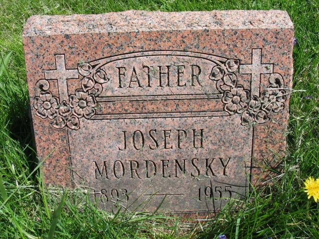 Joseph Mordensky tombstone