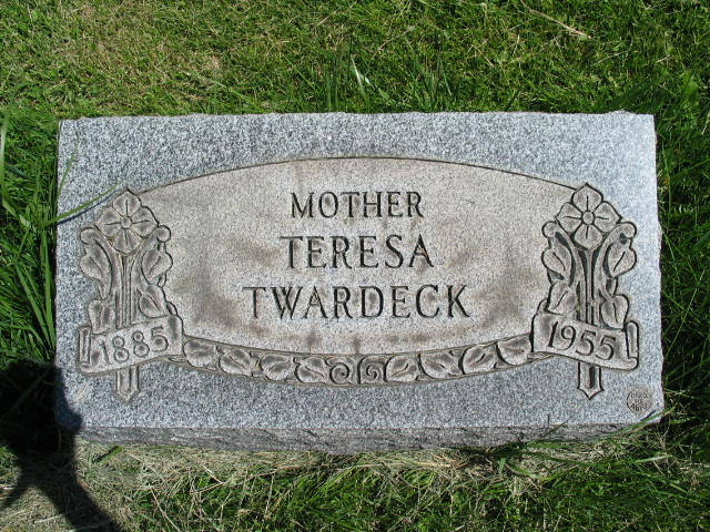 Teresa Twardeck tombstone
