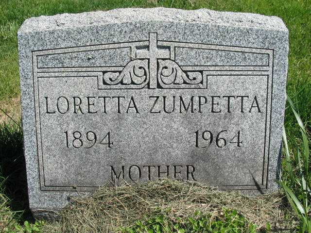 Loretta Zumpetta Tombstone