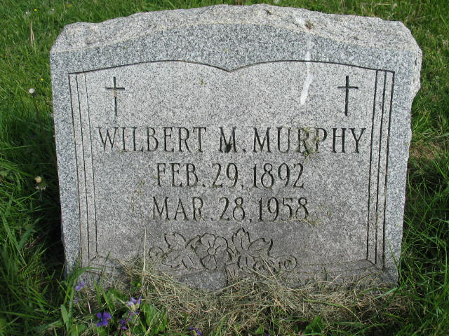 Wilbert M. Murphy tombstone