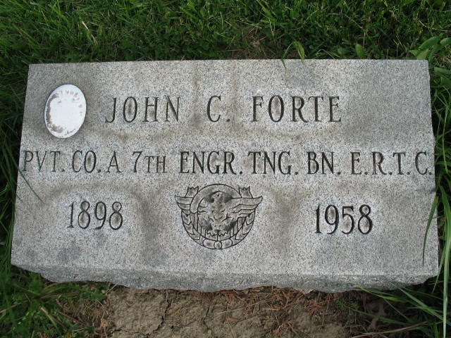 John C. Forte tombstone