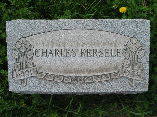 Charles Kersele tombstone