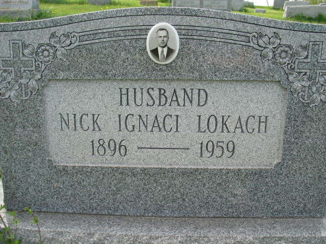 Nick Ignaci Lokach tombstone