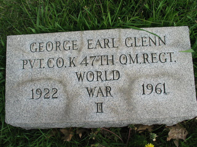 George Earl Glenn tombstone