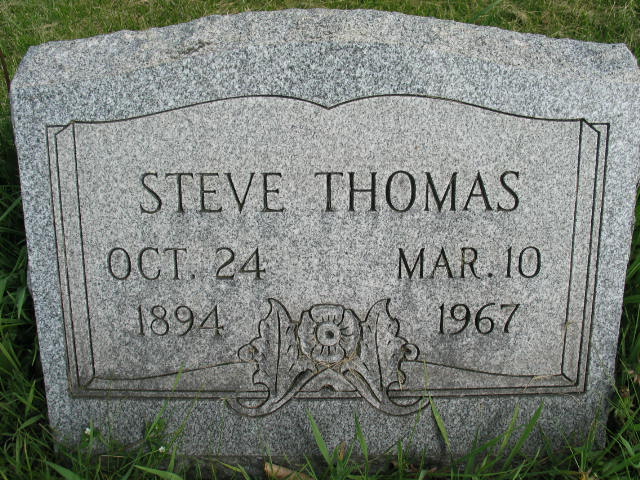 Steve Thomas tombstone