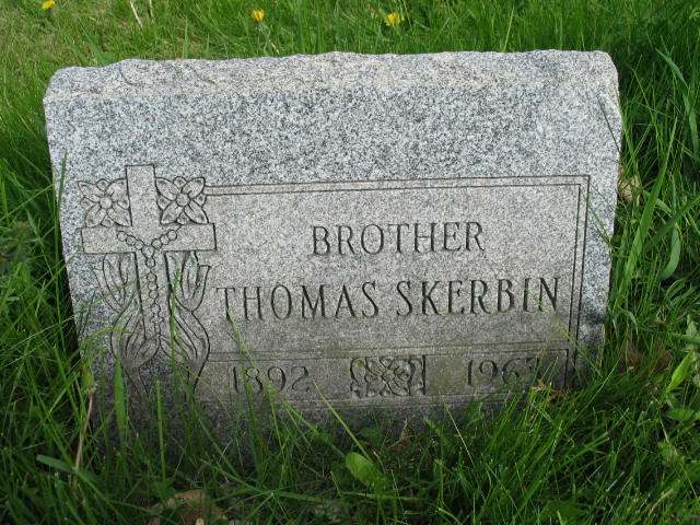 Thomas Skerbin tombstone