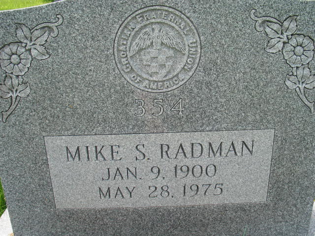 Mike S. Radman tombstone