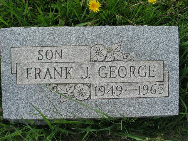 Frank J. George tombstone