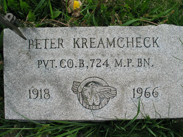 Peter Kreamcheck tombstone