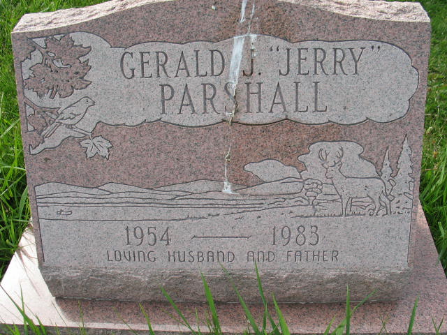 Gerald J. Parshall tombstone