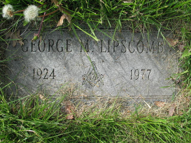 George Lipscomb tombstone